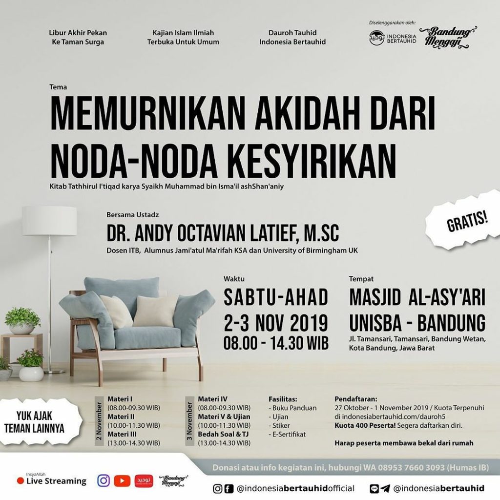 dauroh tauhid indonesia bertauhid