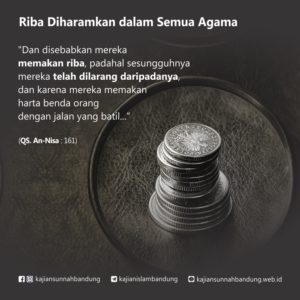 riba diharamkan dalam semua agama