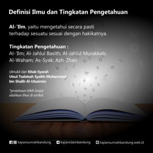 definisi ilmu dan tingkatan pengetahuan