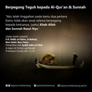 4 ciri orang yang berpegang teguh kepada sunnah