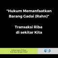 hukum memanfaatkan barang gadai